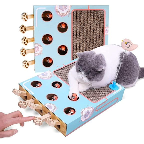 3 in 1 Creative Interactive Cat Scratching Board Kitten Scratching Toy Furniture
