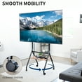 thumbnail image 5 of VIVO Mobile Heavy-Duty Height Adjustable Studio TV Cart, Fits 37" to 86" Screens, 5 of 8