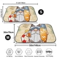 thumbnail image 3 of Kdxio Hello Summer Cute Gnome Print Windshield Sun Shade,UV Rays and Sun Heat Protection,Sunshade for Car Windshield,Car Shade Front Windshield - Medium, 3 of 5