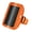 Color:orange color, variant on Credential Card Holder Adjustable Armband Card Organiser Waterproof PVC Card Sleeve For Students Workers Employees
