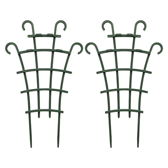 LAMIRO Trellis for Potted Plants,Mini Garden Trellis for Climbing Plants Stackable Plant Trellis Indoor Plastic Potted Plant Support DIY Climbing Trellis Flower Pots Supports