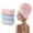 Pink+Gray+Blue, variant on REDKISS 2-Pack Microfiber Hair Towels, Large 24x40 Hair Towel Wrap for Women. Quick Dry, Ultra Absorbent with Elastic Straps, Pink and Gray