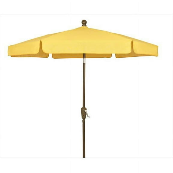 7Gcrcb-T-Yell Garden Umbrella 7.5 Ft - Yellow
