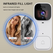 Visual Smart Doorbell with 4.3 Color Display, 300K Camera for home security