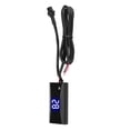thumbnail image 1 of Motorcycle Digital Thermometer, 0-120 Degrees Celsius, High Definition LCD Screen, Blue Light, Waterproof, Universal Voltmeter for 12V Motorcycles, 1 of 7