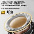 thumbnail image 3 of Edifier V80 Hybrid Active Noise Cancelling Headphones, True Wireless Over Ear Bluetooth Headset with 45H Playtime/Hi-Res Audio/Fast Charging/Multipoint Connection for Travel Home Office - Ivory, 3 of 6
