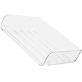 thumbnail image 1 of WRITWAA Office Desktop Document Tray Organizer Transparent Stackable File and Paper Storage, 1 of 8