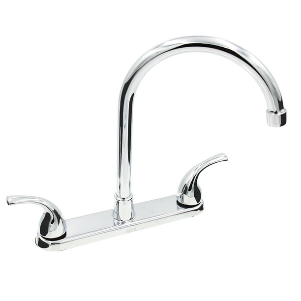 Llave Mezcladora Agua Fregadero O Tarja De Cocina Alfa Cromado Manerales De Zinc