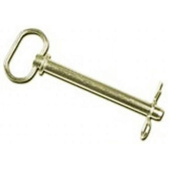 Double HH 25636 Yellow Zinc Plated Hitch Pin, 3/4" by 6-1/4"