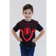 thumbnail image 2 of Marvel Spider-Man Miles Morales Toddler Boy Girl Matching Family Cosplay T-Shirt 5T, 2 of 5