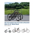 thumbnail image 2 of Heavy Duty Freestanding Bike Floor Stand – Dual Cycle Parking Rack for Garage and Home – Fits 22-28 Inch Wheels & Up to 2.2 Inch Tire, 2 of 8
