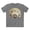 Athletic Heather, variant on Fan shirt, Shirt with Fan, Tee Shirt with Antique Fan