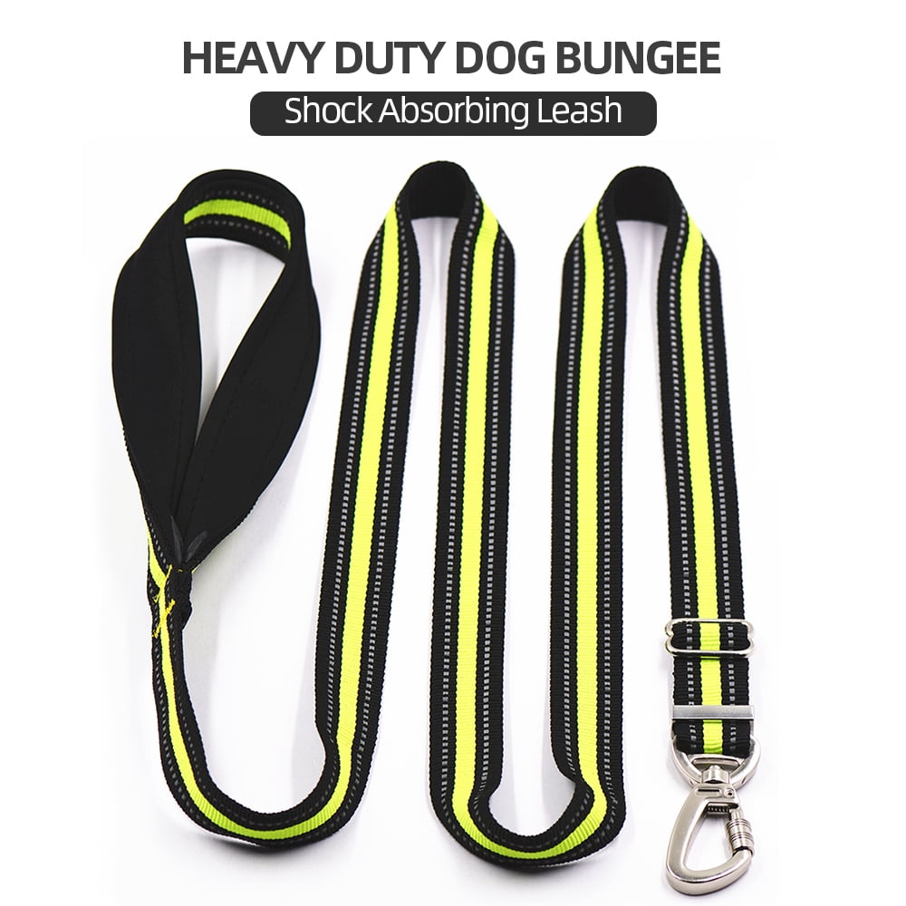 Heavy Duty Dog Bungee Leash Shock Absorbing Training Leash Reflective