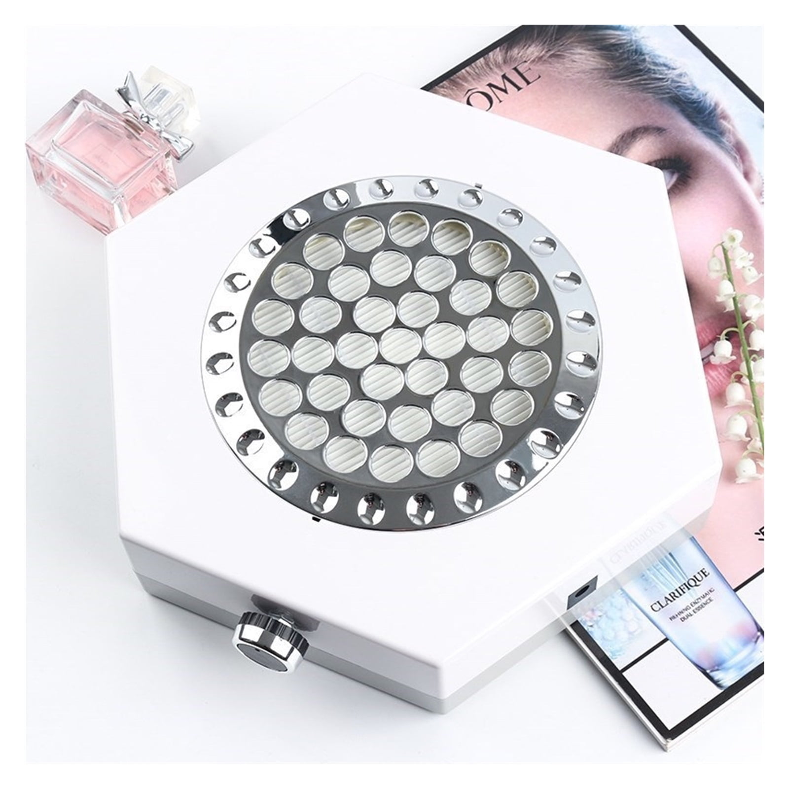 Nail Dust Vacuum, 80W Nails Vacuum Cleaner Nail Art Salon Tools Nail Suction With Collecting Dust Collector Remover Machine Powerful ,Powerful Suction