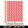 thumbnail image 2 of Paw Prints Yin Yang Cat Dog 200+ Round Stickers - Red - Matte Finish - 0.50" Size, 2 of 3