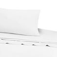 thumbnail image 7 of Beauty Threadz Cozy T-Shirt Extra Soft Cotton Tencel Lyocell Jersey Sheets 4 Piece Set - Certified by GOTS and Oeko-TEX- ( Twin White), 7 of 7