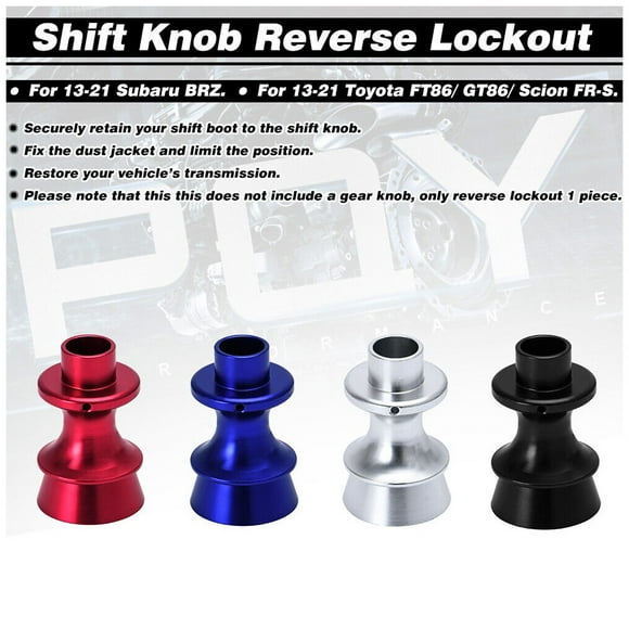 Maoww Car Gear Shift Knob Aluminum Reverse Lockout Lever Automotive Automotive Repair Upgrade Modified Spare Parts Replacement for BRZ Black