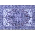 thumbnail image 1 of Ahgly Company Machine Washable Indoor Rectangle Persian Blue Traditional Area Rugs, 8' x 10', 1 of 4
