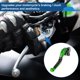 thumbnail image 3 of Palancas de freno y embrague cortas y largas para Kawasaki NINJA650R 09-16, palanca de freno ajustable de motocicleta, aleación de aluminio, cabeza verde, mango negro, 3 of 6