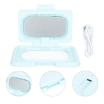 MUSEYA Baby Tissue Warm Machine Portable Wipe Warmer in Pink 11x8cm 1Pack