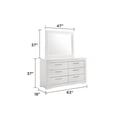 thumbnail image 5 of 5-piece queen bedroom set with chest and mirror / Ample storage and contemporary feel in the bedroom, 5 of 5