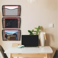 thumbnail image 4 of Gkeoshab Office&Craft&Stationery Wall Hanging File Basket Metal Wall Hanging File Frame Magazine Column Newspaper Rack Single Layer Hollow Home & Garden, 4 of 4