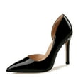 thumbnail image 2 of YCNYCHCHY New Style 2022 New Patent Leather Pointed Toe Thin High Heels Women Stiletto Black Red Work Pumps Hot Sale Woman Shoes, 2 of 6