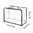 thumbnail image 4 of Japceit Sac de Rangement Transparent Grande Capacité, Sac Visuel d'Organisation, Sac de Rangement Tridimensionnel, 4 of 9