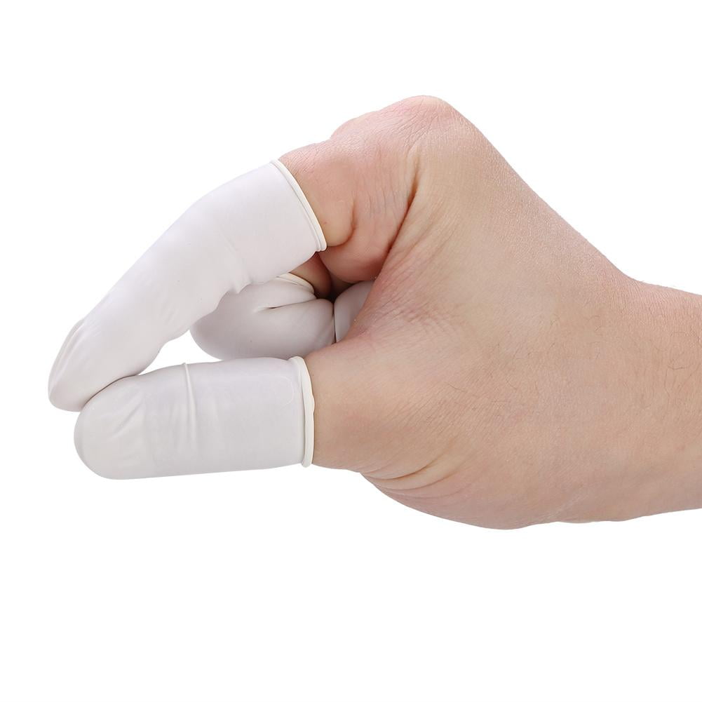 LYUMO Latex Finger Cots,300pcs Natural Latex Finger Cots Ultrathin