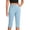 Light Blue -BS23, variant on Nestiefly Capri Pants for Women High Waisted Straight Leg Stretch Lightweight Trousers Casual Work Golf Capris with Pockets 2026 Blue S