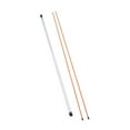 thumbnail image 4 of S SERENABLE 2 Pcs Bâtons d'Alignement de Golf Tiges d'Alignement pour Pratique de Swing Complet Viser Orange, 4 of 9