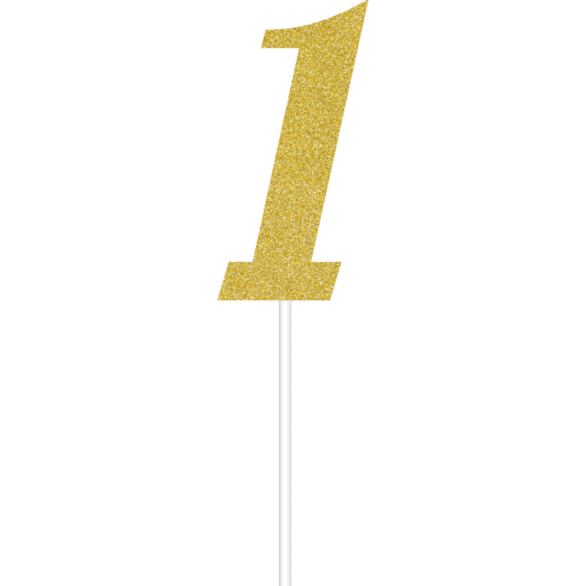 gold number one cake topper each walmart com