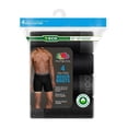 thumbnail image 4 of Bóxer Fruit of the Loom para Hombre Bóxer Ajustado Algodón Sustentable Negro 4 Piezas Talla EG, 4 of 4