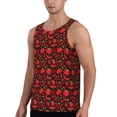 thumbnail image 3 of Rocae Tomatoes And Chili for Men's Workout Tank Top Men's Running Tank Top Dry Fit Athletic Workout Tank TopsXX-Large, 3 of 9