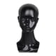 thumbnail image 1 of Cabeza de maniquí para peluquería y peluquería. negro, 1 of 9