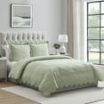 thumbnail image 2 of VCNY Home Green Scallop 3-Piece Adult Microfiber Quilt Set, King, 2 of 6