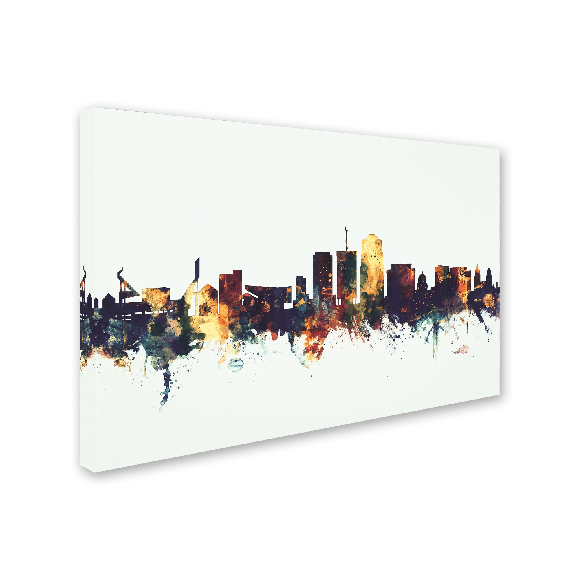 Trademark Fine Art 'Tucson Arizona Skyline II' Canvas Art by Michael Tompsett