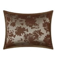 thumbnail image 3 of Lanco Legacy Floral Leaves 4-Piece Bedroom Bedding Comforter Set, Brown, Bed Size King, 3 of 4