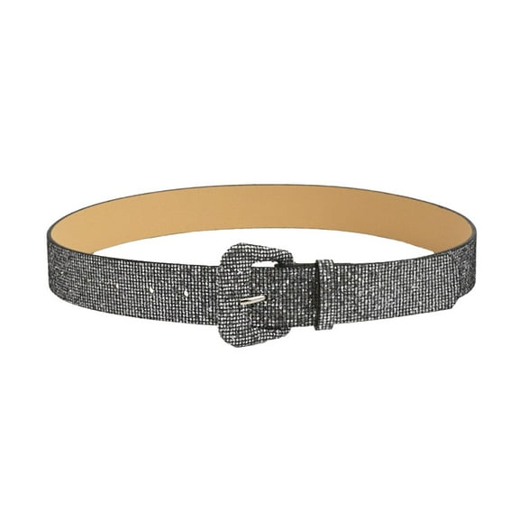 Audhol Belts for Women Women with Pants Shirt Sunword Buckle Bright Pu Belt Western Belt Grey One Size