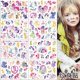 thumbnail image 2 of Nuevas pegatinas de tatuajes de My Little Pony, Twilight Sparkle, Rarity, AppleJack, pegatinas temporales con personalidad de anime, juguetes para fiestas infantiles, regalos, 2 of 5
