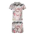 thumbnail image 5 of The Aristocats Boys Two Piece Rash Guard Swimsuits Kids Short Sleeve Swimwear Sets Bathing Suit, 5 of 7