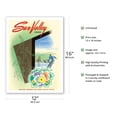 thumbnail image 2 of Sun Valley Idaho USA - Ice Skating - Vintage Travel Poster by William & Kenneth Willmarths c.1960s - Bamboo Fine Art 290gsm Paper (Unframed) 12x16in, 2 of 4
