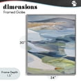 thumbnail image 4 of Stupell Industries Contemporary Shifting Horizons Distortion Gray Framed Giclee Art, 24 x 30, by Farren Lee, 4 of 8