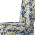 thumbnail image 4 of Designart "Roses Of Cobalt Blue Renaissance VI" Blue Rose Pattern Upholstered Accent Chair - Cottage Arm Chair For Living Room, 4 of 7