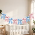 thumbnail image 5 of AUNVITO Bow Wreath Banner Garland with 8 Bows for Birthday Party Bridal Shower Wedding Bridal Decor and Celebration Backdrop Hanging Decoration, 5 of 7