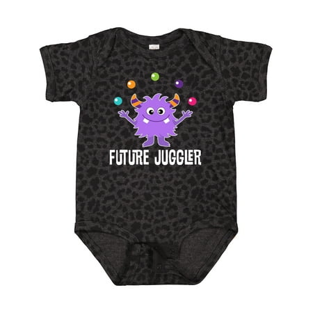 

Inktastic Juggling Monster Future Juggler Gift Baby Boy or Baby Girl Bodysuit