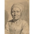 thumbnail image 2 of Philippe de Champaigne 14x18 Gold Ornate Wood Frame and Double Matted Museum Art Print Titled - Portrait of Dame Etiennette (1647), 2 of 4
