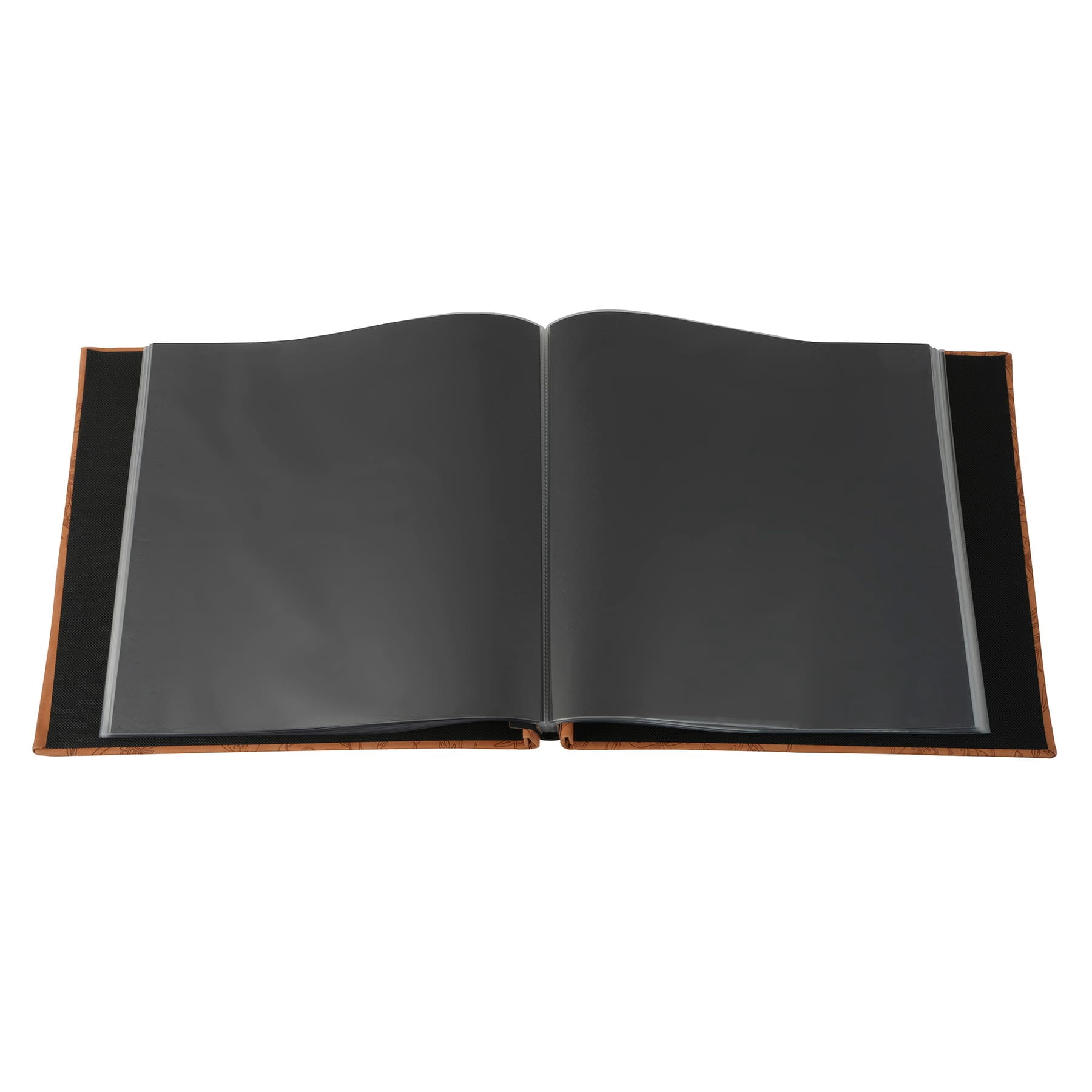 Recollections Mega Scrapbook Album, Embossed Suede Floral Post Bound, Brown, 12" x 12", 50 Sheets, 1-Pack