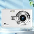 thumbnail image 5 of Yibooy 4K HD 1080P Digital Camera 16X Zoom Autofocus Vlogging Camera Camcorder (White), 5 of 8
