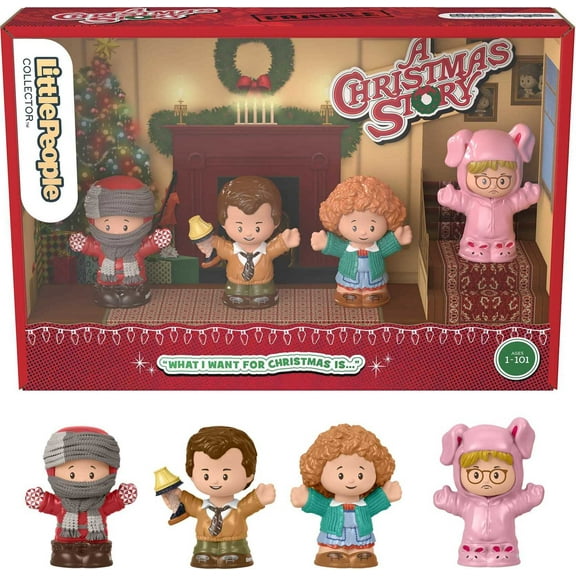 Fisher-Price Little People Collector A Christmas Story Special Edition Figure Set, 4 Figurines